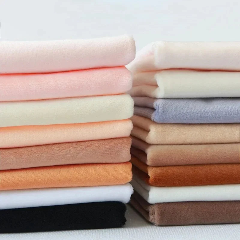 50x50cm 1mm Doll Skin Fabric Factory Special Skin Color Fabric Crystal Super Soft Short Plush Fabric DIY Handmade Cloth TJ987
