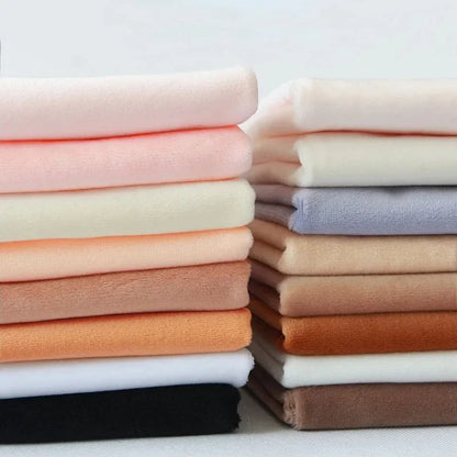 50x50cm 1mm Doll Skin Fabric Factory Special Skin Color Fabric Crystal Super Soft Short Plush Fabric DIY Handmade Cloth TJ987