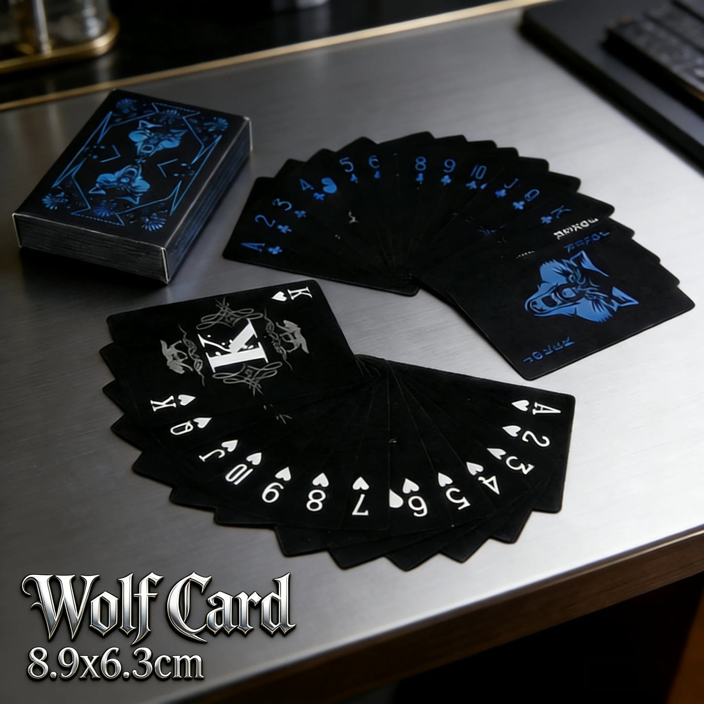 Playing Cards Game Poker Cards board child kid toy Waterproof Plastic PVC black blue red yellow green deck card high-end clas