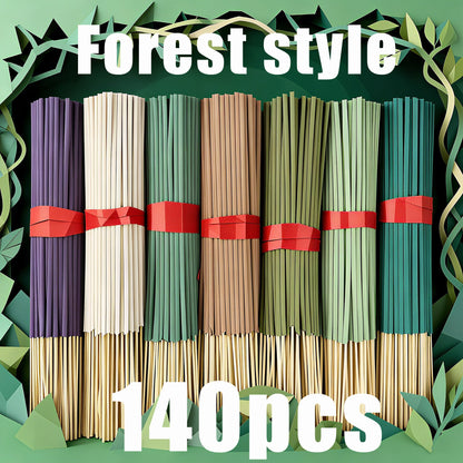 7 Sets of 140 Incense Sticks, Available in Four Seasonal Sets: Rose, Lavender, Sandalwood, Jasmine, Mint, Cherry Blossom, Her