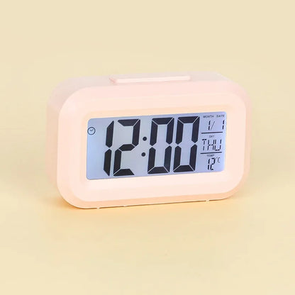 Digital Led Clock Household Bedside Battery Powered Multi-function Alarm Clock Desk Things for the Room Table Clocks Home Dec