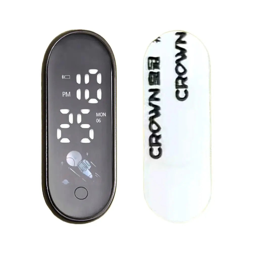 Luminous Motorcycle Car Clock Auto Internal Stick-On Mini Sport Waterproof Watch Mechanics Led Clocks Auto Ornament Accessori