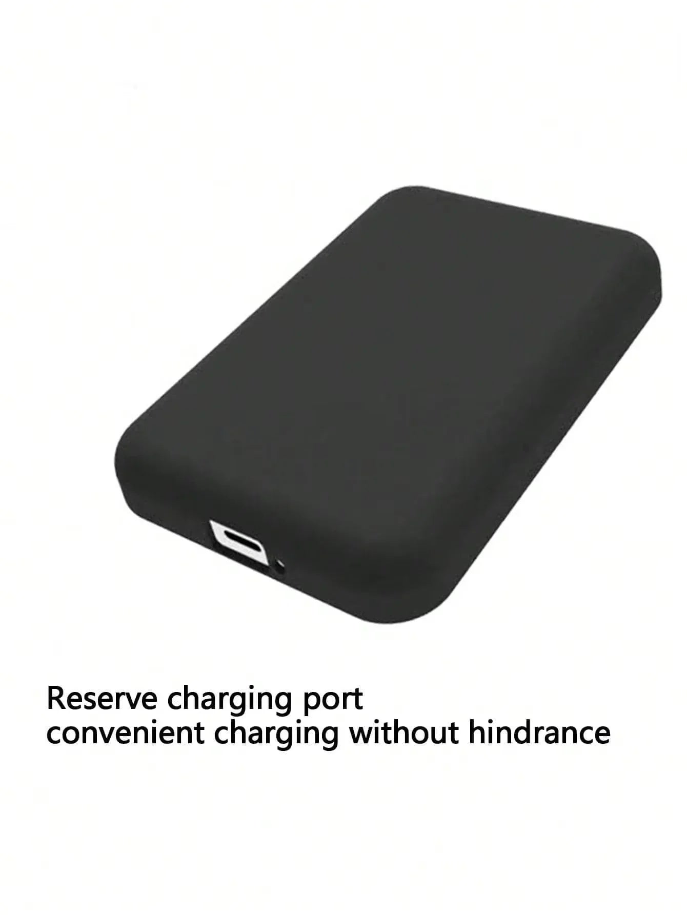 Black Charging Protection Case, Protecting Charging Function and Preventing Scratches