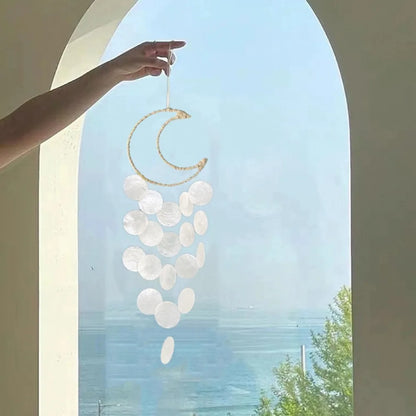 INS Home Decor Natural Shell Dream Wind Chimes Bohemian Dream Catchers Kids Room Nursery Decoration Special New Year Gifts - 