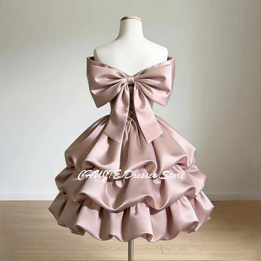 Tiered Graduation Dress Homecoming Dresses For Teen Customized Sweet 15 16 Mini Evening Prom Gowns платье на выпускной