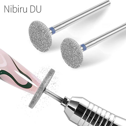 Removal Head Diamond Electric Nail Drill Bit Disc Grinding Burr T Mills Grinder