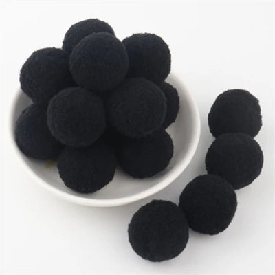 Soft Pompom Fluffy Pompones Plush Craft Pom Poms Ball Furball mini 8mm to 30mm Pompon Christmas Decoration Kids Toys crafts -