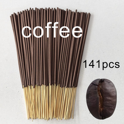 11/77/141Pcs, High-Grade Coffee-Scented Incense Sticks, Made of Natural Fragrance Powder, More Suitable for Those Who Love th