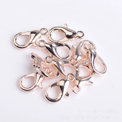 100-200pcs/lot Lobster Clasps Jewelry Making Materials Hooks Chain Closure DIY Accessories Supplies For Bracelets Necklaces