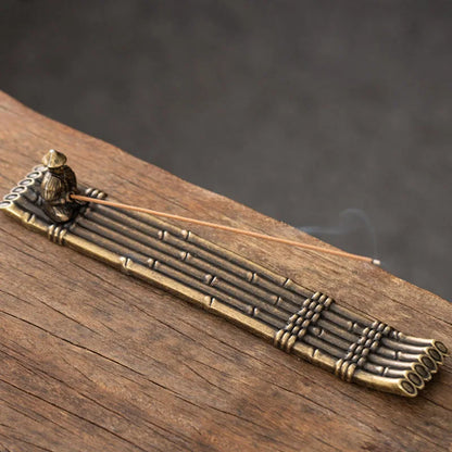 Creative Incense Holder Aromatherapy Ornament Incense Holder Boat Old Men Fishing Japanese Style Incense Stick Burner Home De