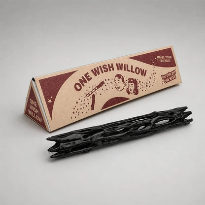 3D Printed Black Willow Stick Ornament Prop 10CM Obsession Black Willow Wishing Willow Magic Stick Decoration Figurines Gift