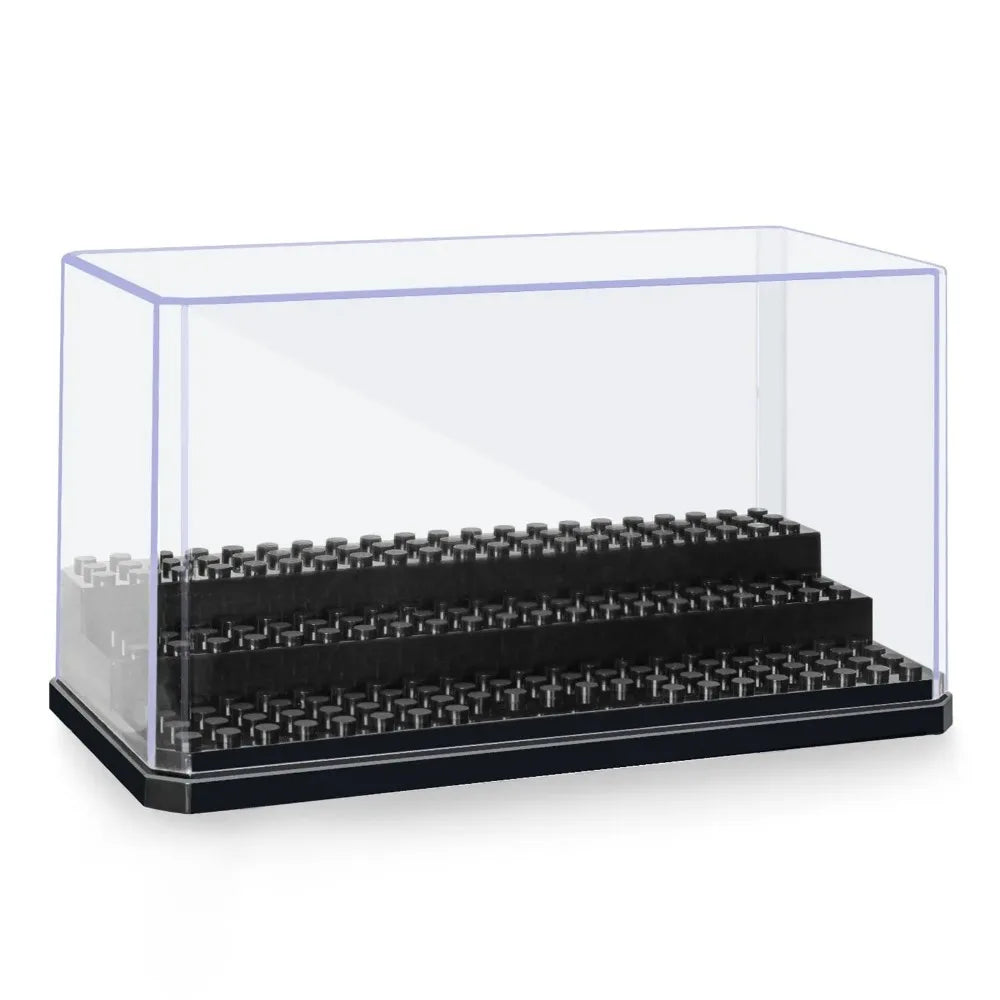 Acrylic Minifigures Display Case, Stackable and Dustproof Building Block Display Box for Lego Action Figure Toys Storage