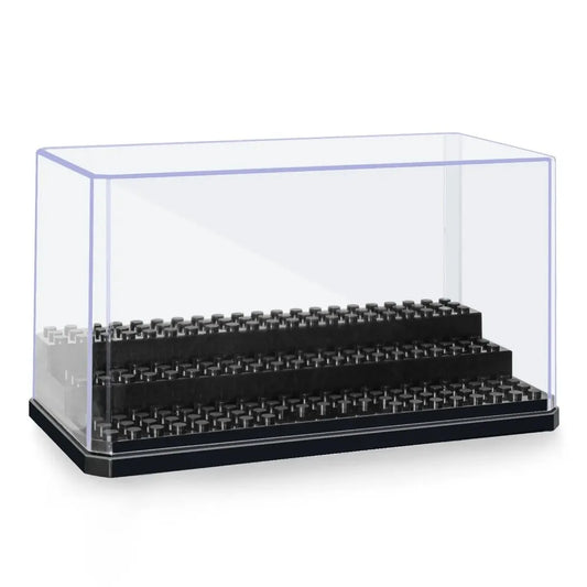 Acrylic Minifigures Display Case, Stackable and Dustproof Building Block Display Box for Lego Action Figure Toys Storage
