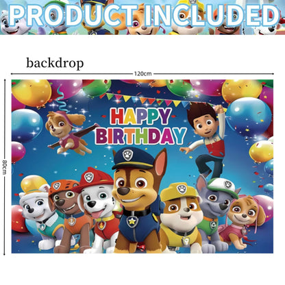 PAW Patrol Birthday Party Decor Tableware Tablecloth Plates Cup Balloons Baby Shower PAW Patrol Party Supplies Kids Favors Gi