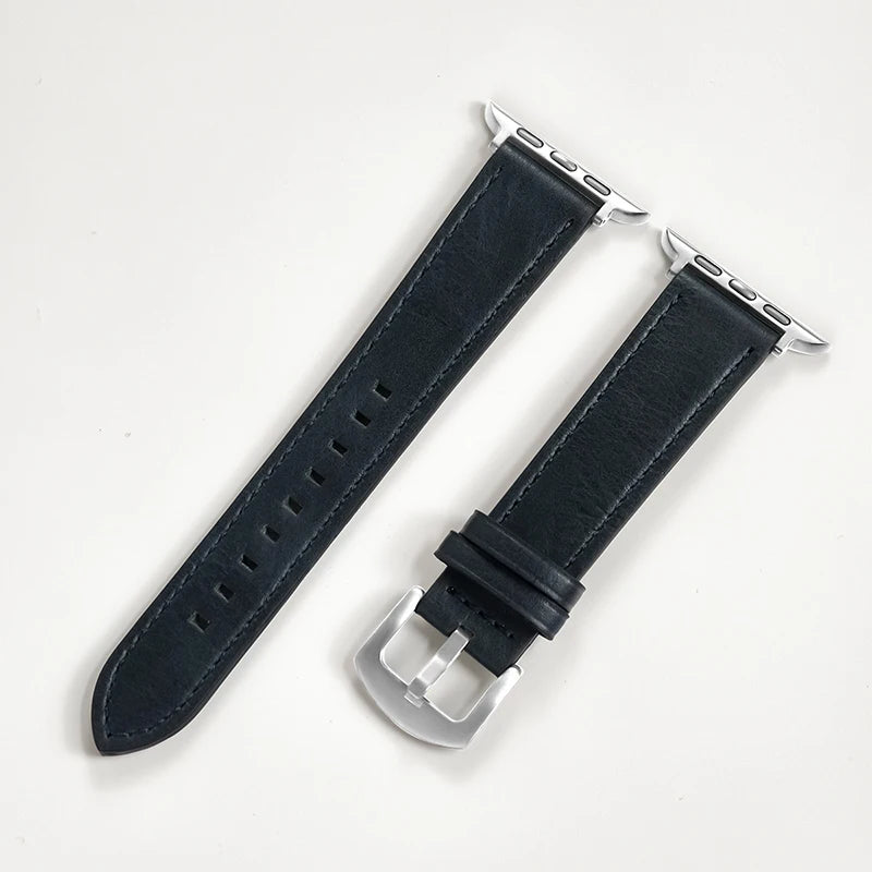 Leather Strap for Apple Strap Ultra 2 49mm 10 9 7 8 3 4 5 6 SE 44mm 40mm Strap 38 42mm Series Men's 45mm 41mm Band