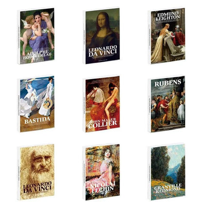 30 Sheets/Set Famous Artists Series Poster Postcards Art Greeting Card Oil Painting Wish Card For DIY Gift Decoration Message