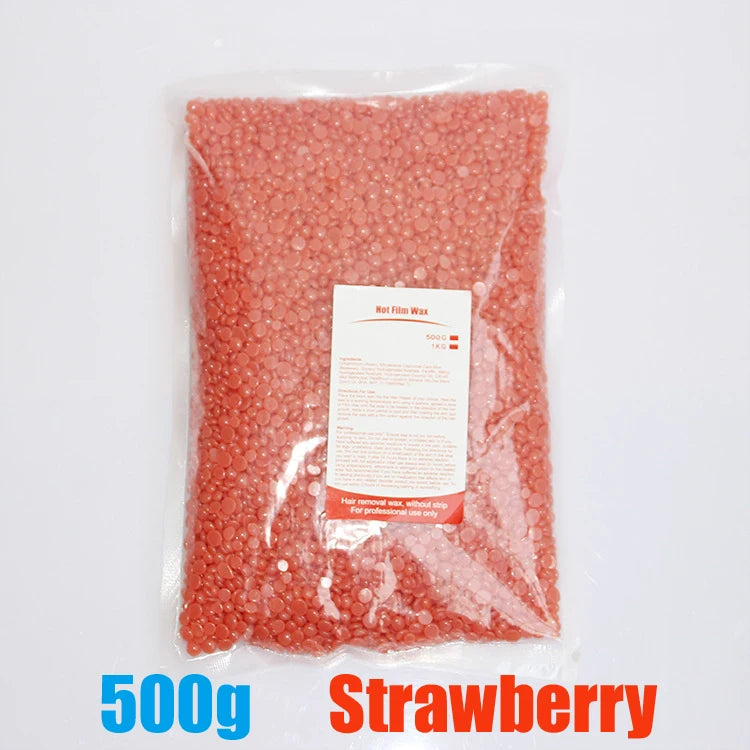 500g/200g/50g Hard Wax Beans for Hair Removal Body European Brazilian Pearl for Wax Warmer Waxing Beans for Wax Heater Machin
