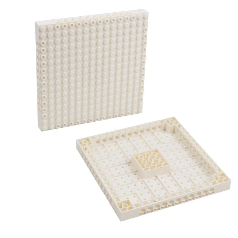 1 Piece 16x16 Double-sided Base Plates MOC Building Blocks Educational Baseplate Compatible with Lego