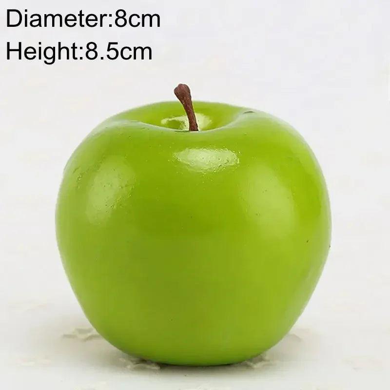 Artificial Fruits and Vegetables Home Decoration Fake Orange Peach Apple Pear Grape Lemon Peach Ornament Food Photography Pro
