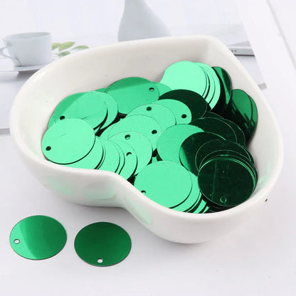 10g/Pack Round Sequin 6mm 8mm 10mm 15mm 20mm 30mm Sewing Sequins For Craft, Jewelry Accessories, Wedding Dress Craft 28 Color