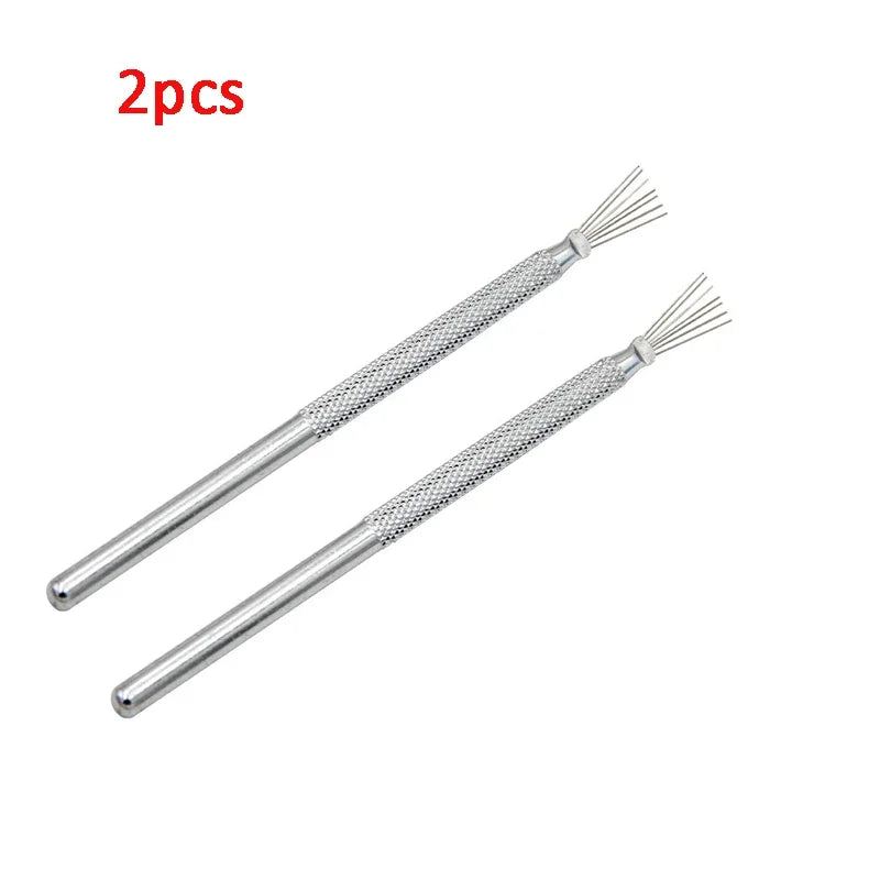 7 Pin Feather Wire Texture Ceramics Tools Polymer Clay Sculpting Modeling Tool DIY Pottery Brush Pottery Tools Cake Accessori