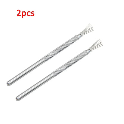 7 Pin Feather Wire Texture Ceramics Tools Polymer Clay Sculpting Modeling Tool DIY Pottery Brush Pottery Tools Cake Accessori