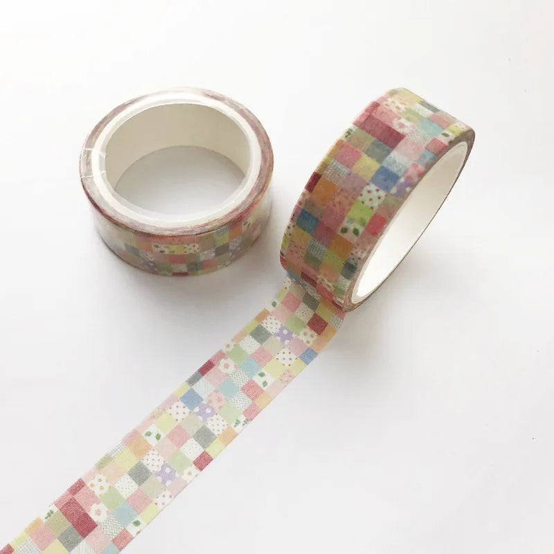 15mm x 5m Washi Tape Japanese Stationery Kawaii Pink Masking Tape Cute Scrapbooking Girl Gift Decoration School Office Suppli
