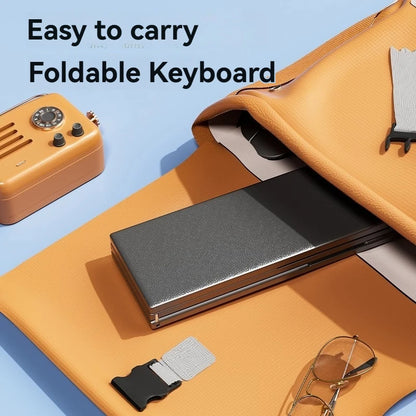 Triple Fold Tablet Keyboard with Portable Touch Pad Wireless Bluetooth Keyboard for IPad Laptop Computer PC Accessories Gifts