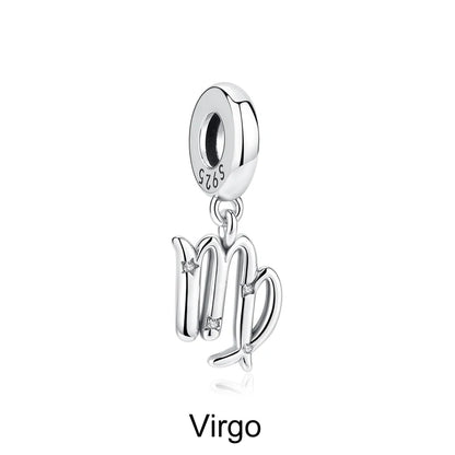 925 Sterling Silver Charms Fit Original Bracelets Star Moon Sun Spaceman Pendant Beads DIY Women Necklaces Jewelry - 23