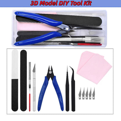 3D Printer Model Tools,Gundam Model Tool Kit,Hobby Building Tools Kit for Gundam Basic Model Assembling, Building and Repairi