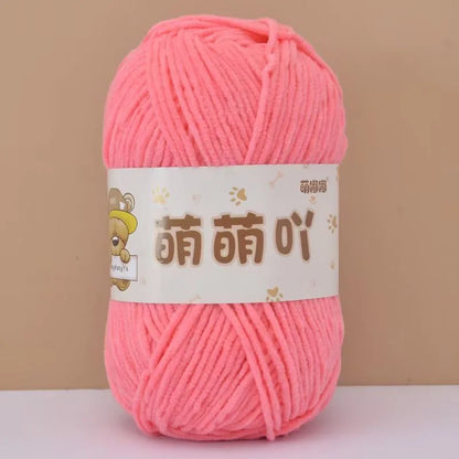 Fluffy Chenille Yarn for Crocheting doll thread Soft Bulky Velvet Yarn for Knitting Crochet Crafts Amigurumi Matte Chenille Y
