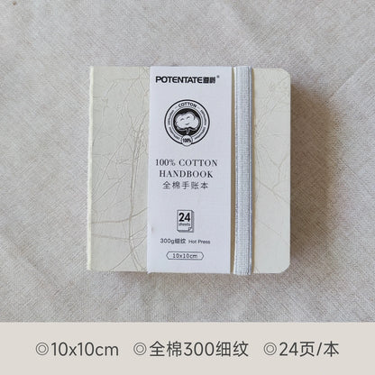 POTENTATE Watercolor 100% Cotton Paper Pad 24 Sheets10x10cm/9x14cm/13x19cm Artists Beginners Watercolor Sketchbook Drawing Pa