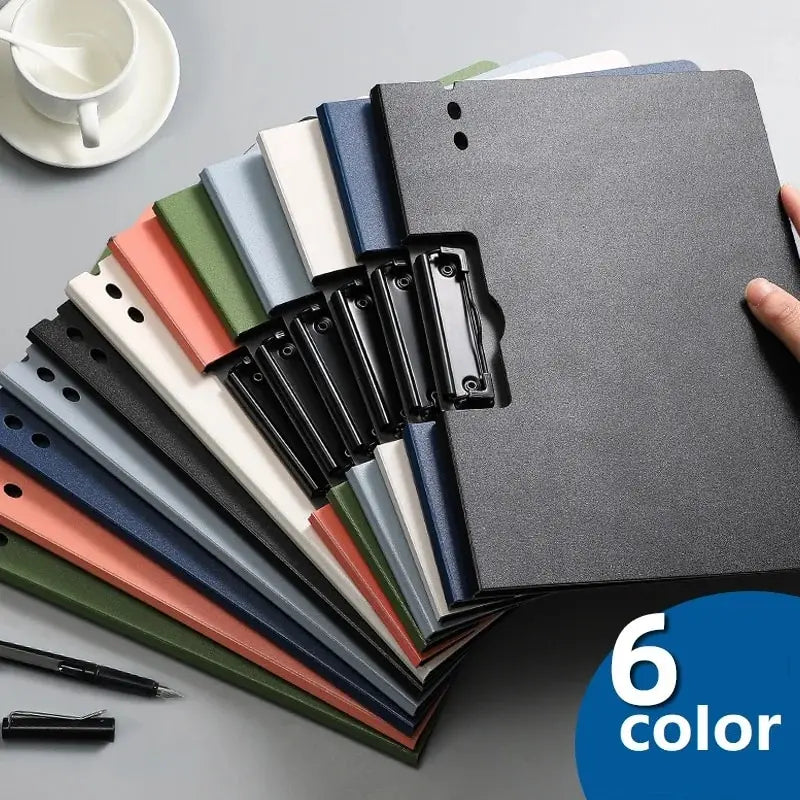1pc A4 File Folders, Documents Organizer, Clipboard With Cover, A4 Paper Folder For Business & School, Stationery & Office Su