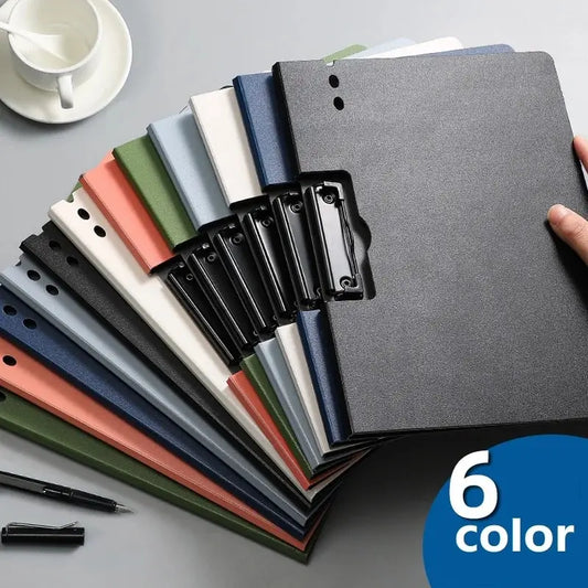 1pc A4 File Folders, Documents Organizer, Clipboard With Cover, A4 Paper Folder For Business & School, Stationery & Office Su