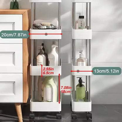 New Kitchen Narrow Cabinet Living Room Floor Partition Frame Home Bathroom Cabinet
