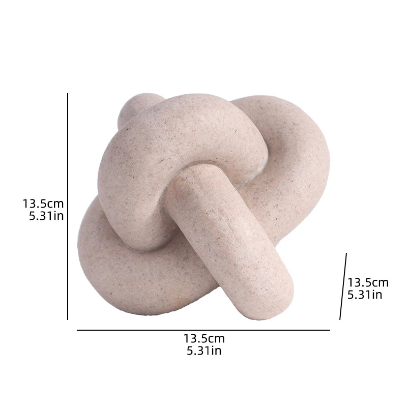 Geometric Ring-Shaped Decorative Piece for Desktop Creative Decor for Living Room or Study to Add an Artistic Ambiance