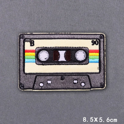 Warning Letters Embroidery Patches For Jeans Good Vibes Iron On Patch Thermoadhesive Patches For Clothes Applique Stickes Log