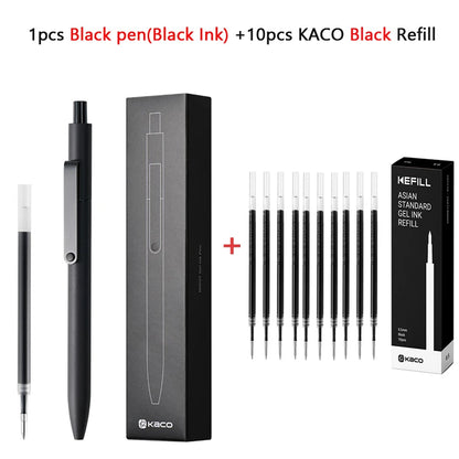 KACO 0.5mm MIDOT Gel Ink Pens, Quick-drying Press Smooth Writing Pen, High Volume for Taking Exams Grading Homework Doing Pap