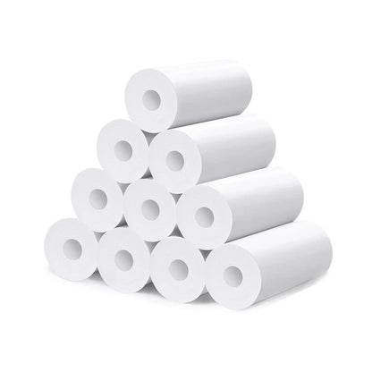 Kids Camera Instant Print Refill for Kids Instant Camera Thermal Printing BPA Free,57x25mm White Non-Adhesive Photo Print Rol