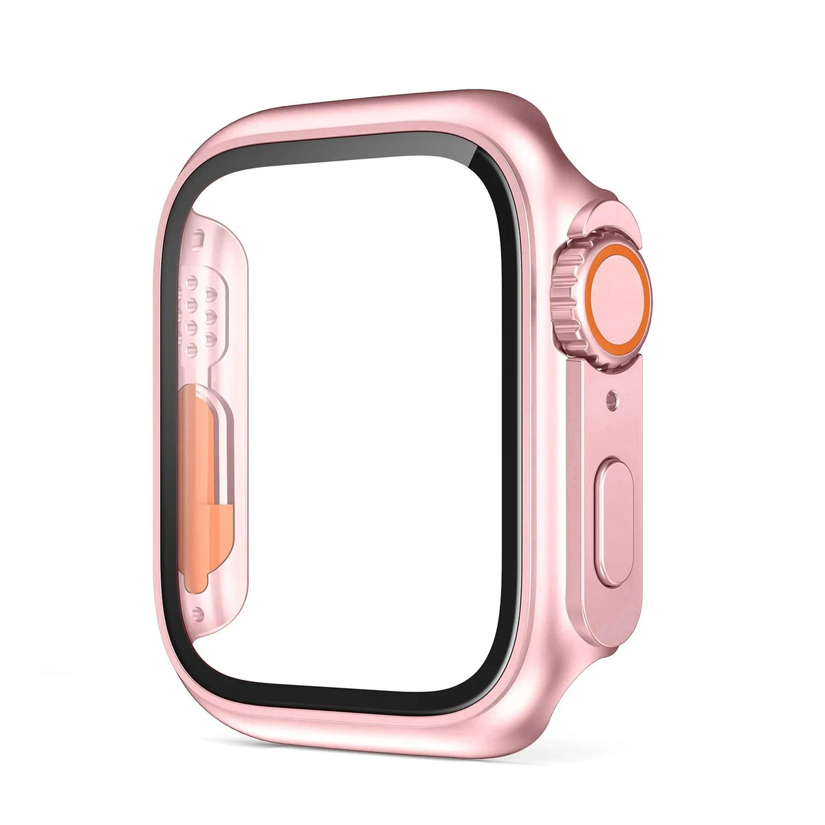 Glass+Case for Apple Watch 46mm 44mm 45mm 41mm 40mm 38mm 42mm Screen Protector Change Ultra Bumper iWatch Series 10 9 8 7 SE 