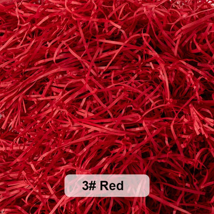100-20g Multicolored Raffia Paper Shreds & Strands Shredded Crinkle Confetti For DIY Gift Box Wrapping & Basket Filling