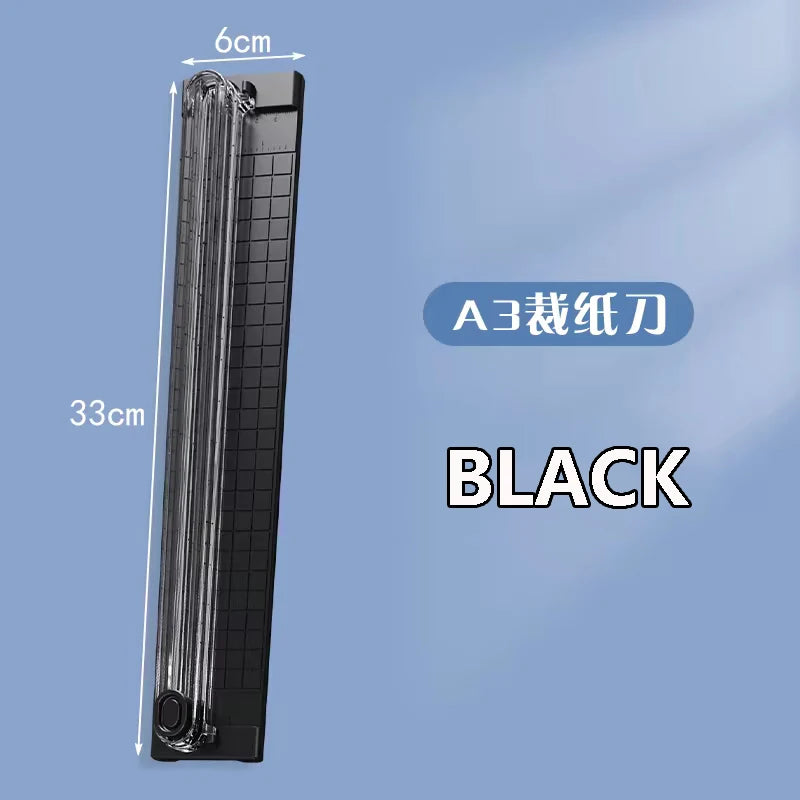 1PC Portable A3/A4 Paper Cutter Trimmer, Uncharged Manual Cutting Tool Made with Durable Plastic, School, Home, and Office Us