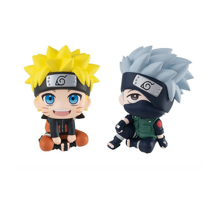 Action Figure Kakashi Q Naruto Anime Figure Toy Version Kawaii Sasuke Itachi Figurine Car Decoration Collection Model Toys