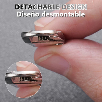 Replacement Zipper Slider Easy Zipper Puller DIY Zipper Repair Kit Sewing Accessories for Luggage Backpack Clothes Pants Wall