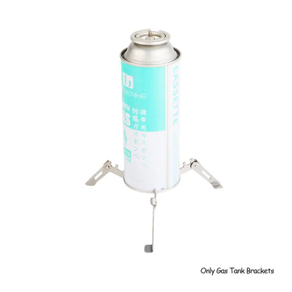 Outdoor Gas Cylinder Holder Camping Foldable Burner Holder Stove Tool Bottle Holder Gas Cylinder Tripod Outdoor Picnic Tool