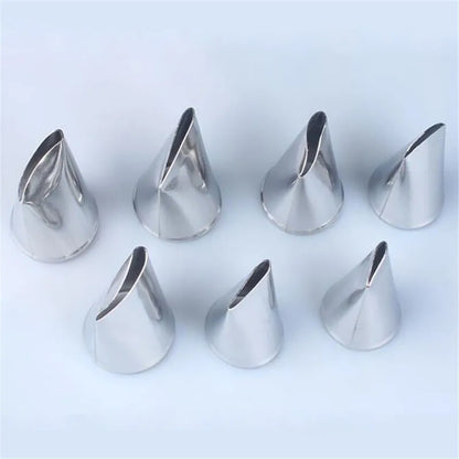 7pcs/set Cake Decorating Tips Set Cream Icing Piping Fondant Rose Nozzle Pastry Tools Fondant Decorating Tools
