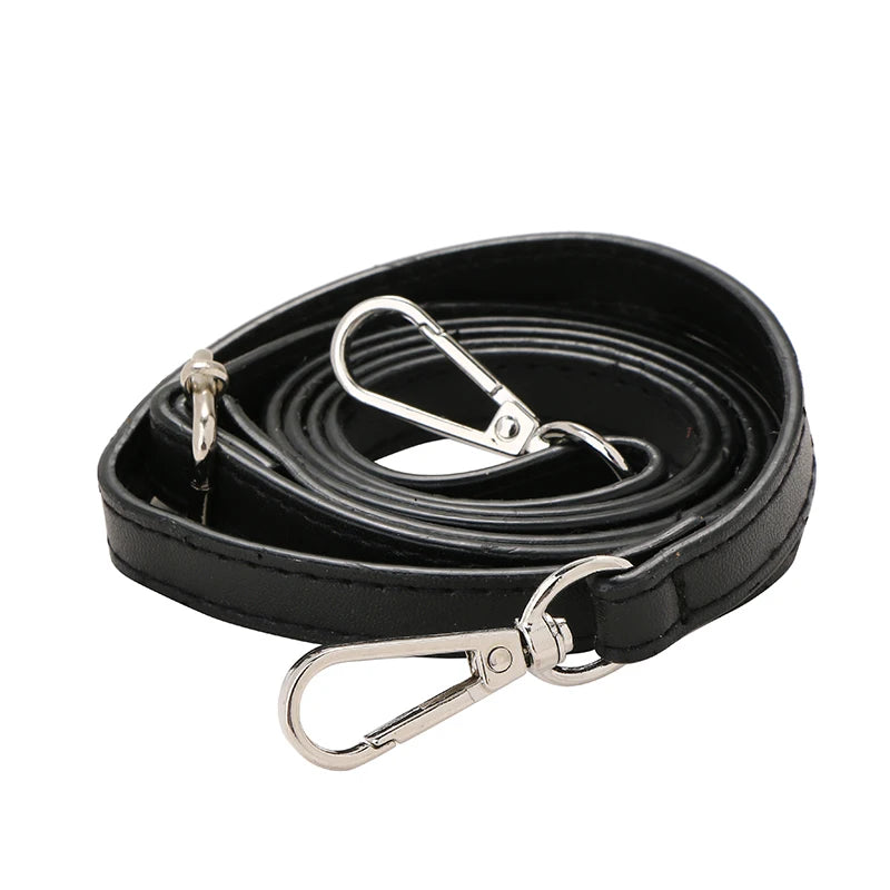 125CM Long PU Leather Bag Strap Accessories for handbags 1.2CM Wide Shoulder Bag Strap For crossbody Replacement Strap For Ba