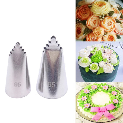 2/3/5/7/12 Pcs/Set Icing Piping Nozzles Set Russian Round Tips Fondant Cake Cream Decorating Pastry Tools