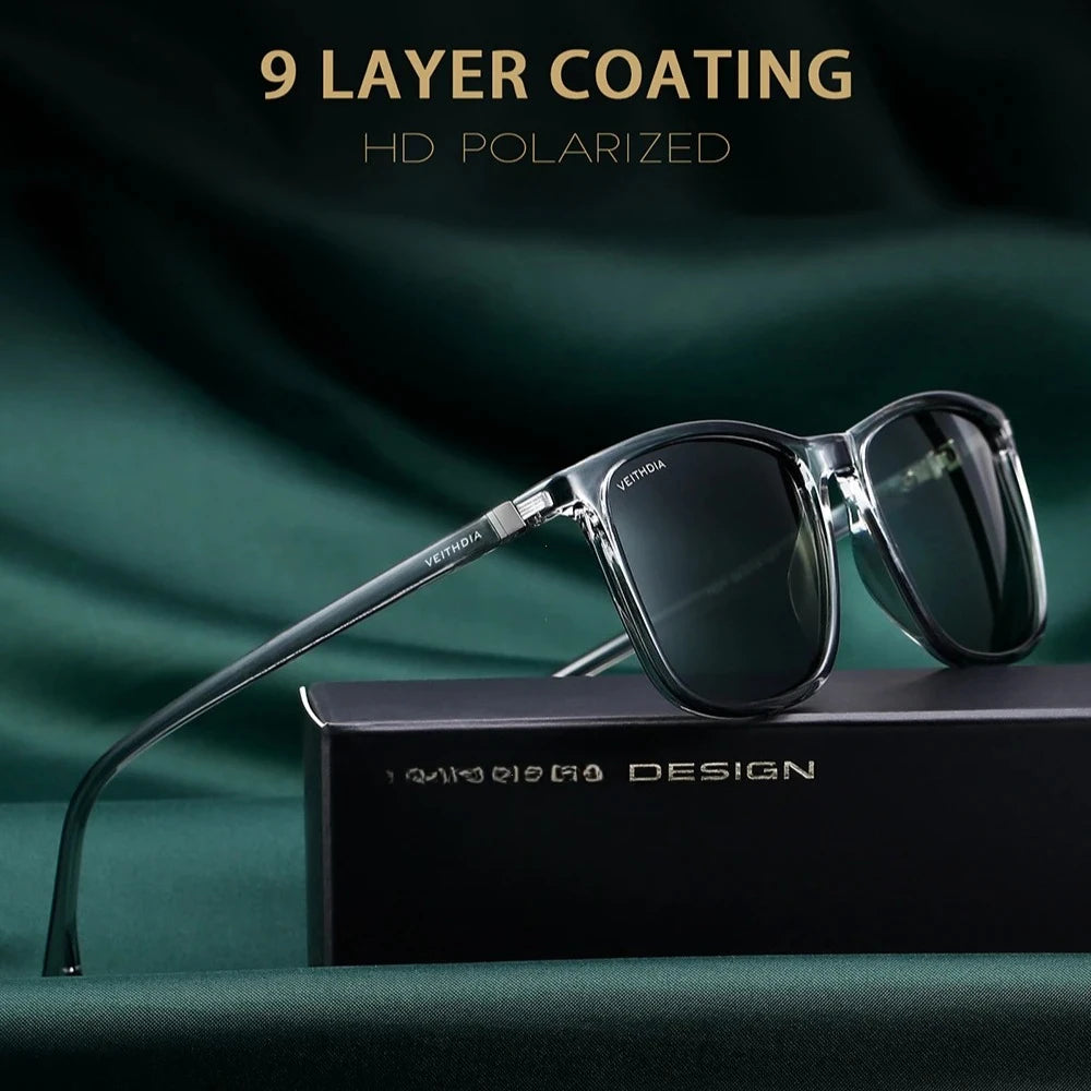 2025 Brand New Sunglasses Unisex Retro TR90 Sunglasses Polarized UV400 Lens Vintage Eyewear Sun Glasses For Men Women Luxury