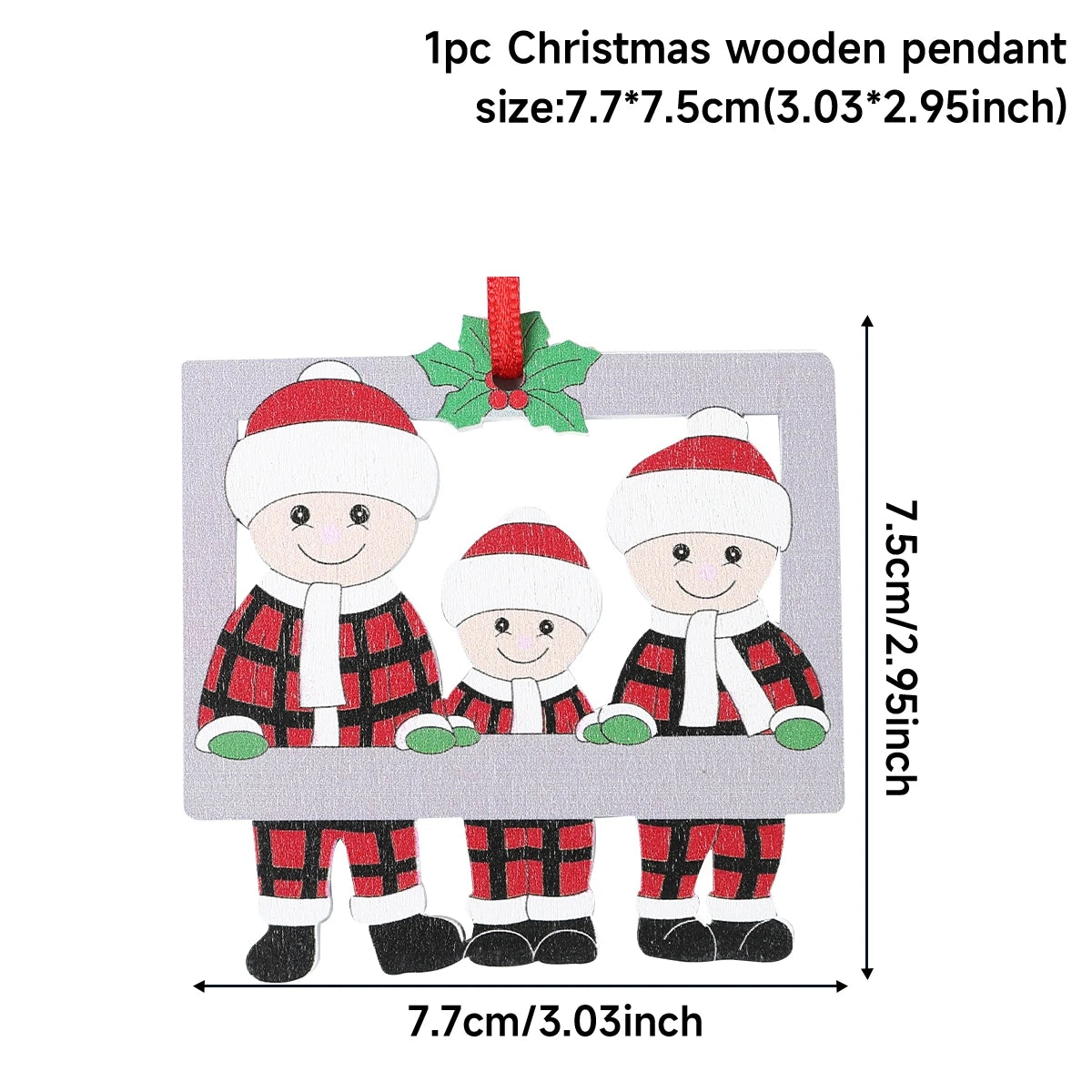 Christmas Pendant DIY Personal Family Christmas Decorations For Home 2024 Navidad Christmas Tree Hanging Ornament New Year 20